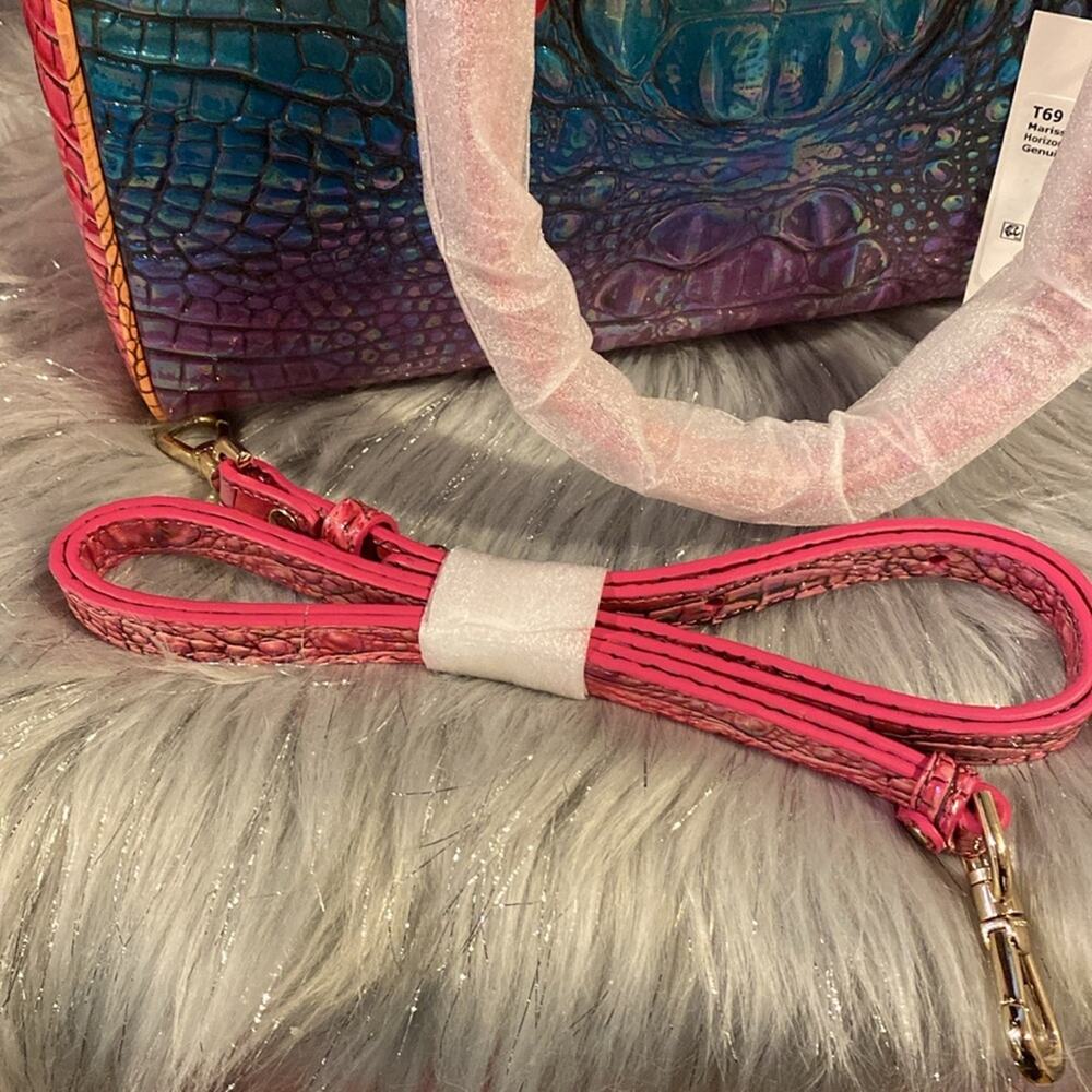 BNWT BRAHMIN Marissa Horizon Ombre Melbourne Leather Handbag - Picture 5 of 11